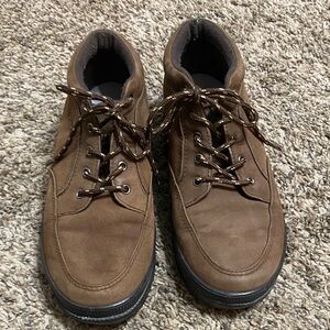 Easy Spirit Brown Suede Lace Up Ankle Boots Size 7